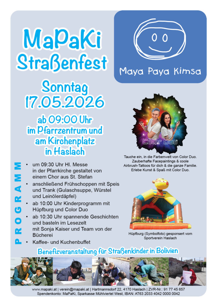 Plakat MaPaKi-Straßenfest 2026